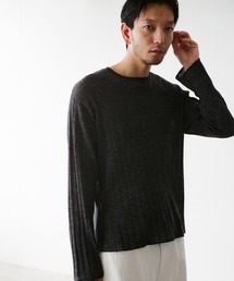 LIDNM（リドム）の「Alpaca Uneven Rib Knit（ニット/セーター）」