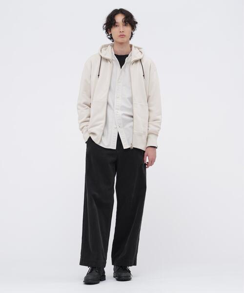 MHL.(エムエイチエル)の「LIGHT LOOPBACK COTTON(パーカー・メンズ・ブルー系その他5/ホワイト系その他2・X-LARGE/MEDIUM/LARGE)」の3枚目の写真