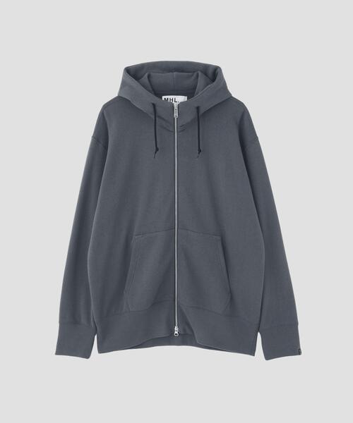 MHL.(エムエイチエル)の「LIGHT LOOPBACK COTTON(パーカー・メンズ・ブルー系その他5/ホワイト系その他2・X-LARGE/MEDIUM/LARGE)」の10枚目の写真