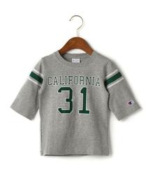 Champion | 【KIDS】別注 Champion(チャンピオン) 7部 プリント Tシャツ(Tシャツ/カットソー)