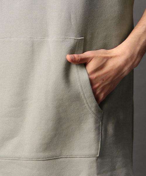 MONKEY TIME（モンキータイム）の「＜monkey time＞ ウラケ マッスルスリーブ プルオーバー パーカー HJSP（パーカー・メンズ・ベージュ・X-LARGE/MEDIUM/SMALL/LARGE）」の4枚目の写真