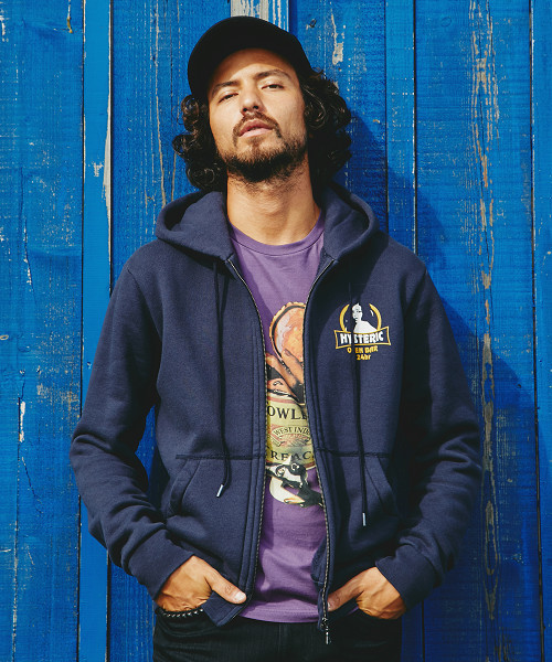 HYSTERIC GLAMOUR(ヒステリックグラマー)の「GLAMOUR LODGE pt PK(パーカー・メンズ・ホワイト/ネイビー/トップグレー・SMALL/MEDIUM/LARGE)」の3枚目の写真