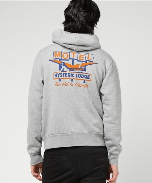 HYSTERIC GLAMOUR(ヒステリックグラマー)の「GLAMOUR LODGE pt PK(パーカー・メンズ・ホワイト/ネイビー/トップグレー・SMALL/MEDIUM/LARGE)」の15枚目の写真