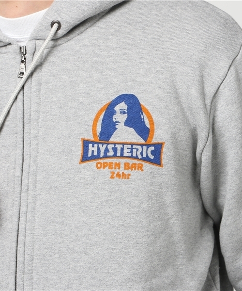 HYSTERIC GLAMOUR(ヒステリックグラマー)の「GLAMOUR LODGE pt PK(パーカー・メンズ・ホワイト/ネイビー/トップグレー・SMALL/MEDIUM/LARGE)」の11枚目の写真