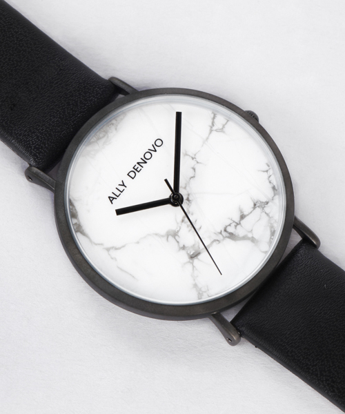 ALLY DENOVO（アリーデノヴォ）の「ALLY DENOVO　Carrara Marble 40mm（アナログ腕時計・メンズ・シルバー/スミクロ/ゴールド/ブラック・FREE）」の7枚目の写真