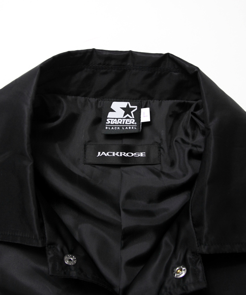 STARTER BLACK LABEL（スターターブラックレーベル）の「STARTER BLACK LABEL コーチジャケット（ナイロンジャケット・メンズ・ブラック/ネイビー/レッド・L/M/XL）」の6枚目の写真