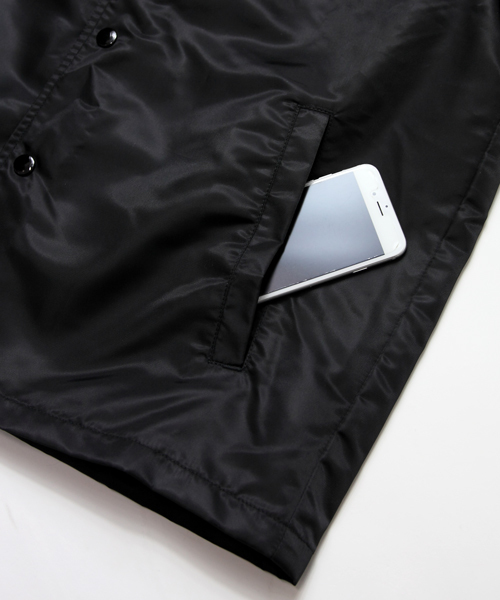 STARTER BLACK LABEL（スターターブラックレーベル）の「STARTER BLACK LABEL コーチジャケット（ナイロンジャケット・メンズ・ブラック/ネイビー/レッド・L/M/XL）」の13枚目の写真