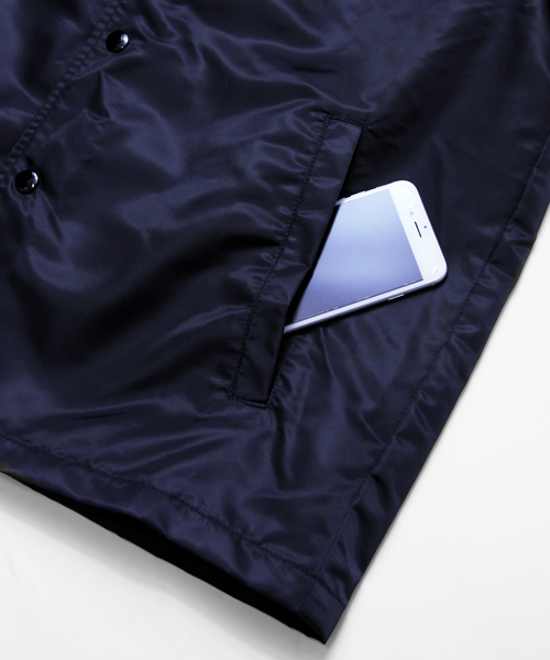STARTER BLACK LABEL（スターターブラックレーベル）の「STARTER BLACK LABEL コーチジャケット（ナイロンジャケット・メンズ・ブラック/ネイビー/レッド・L/M/XL）」の20枚目の写真