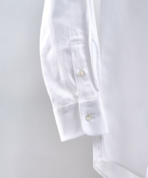STUDIOUS SELECT（ステュディオスセレクト）の「【MAKER'S SHIRT KAMAKURA】≪STUDIOUS限定≫ロイヤルオックスレギュラーカラーシャツ（シャツ/ブラウス・メンズ・ホワイト/サックスブルー/ネイビー・1/2/3）」の6枚目の写真