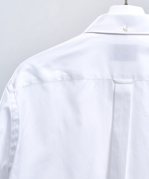 STUDIOUS SELECT（ステュディオスセレクト）の「【MAKER'S SHIRT KAMAKURA】≪STUDIOUS限定≫ロイヤルオックスレギュラーカラーシャツ（シャツ/ブラウス・メンズ・ホワイト/サックスブルー/ネイビー・1/2/3）」の9枚目の写真
