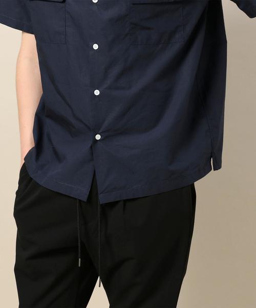 BEAUTY&YOUTH UNITED ARROWS（ビューティーアンドユースユナイテッドアローズ）の「BY コットンリヨセル ワイドフォルム シャツ ◆（シャツ/ブラウス・メンズ・モカ/ネイビー/ホワイト・LARGE/SMALL/MEDIUM/X-LARGE）」の12枚目の写真