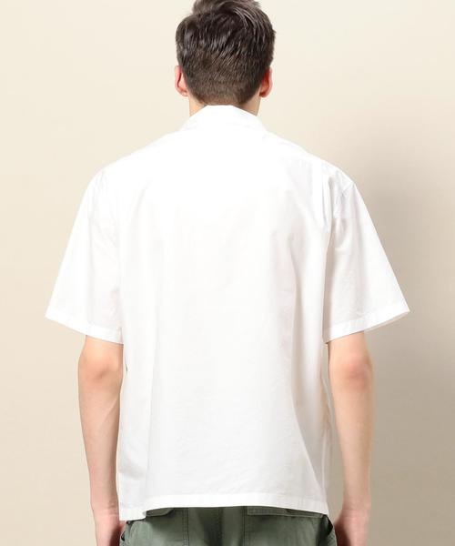 BEAUTY&YOUTH UNITED ARROWS（ビューティーアンドユースユナイテッドアローズ）の「BY コットンリヨセル ワイドフォルム シャツ ◆（シャツ/ブラウス・メンズ・モカ/ネイビー/ホワイト・LARGE/SMALL/MEDIUM/X-LARGE）」の16枚目の写真