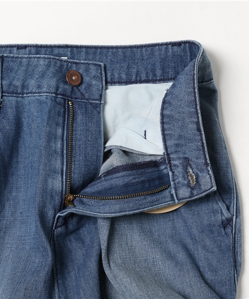 earth music&ecology（アースミュージックアンドエコロジー）の「USA COTTONデニムパンツ(タックワイド)（デニムパンツ・レディース・サックスブルー/ダークインディゴブルー・M/L/S）」の9枚目の写真