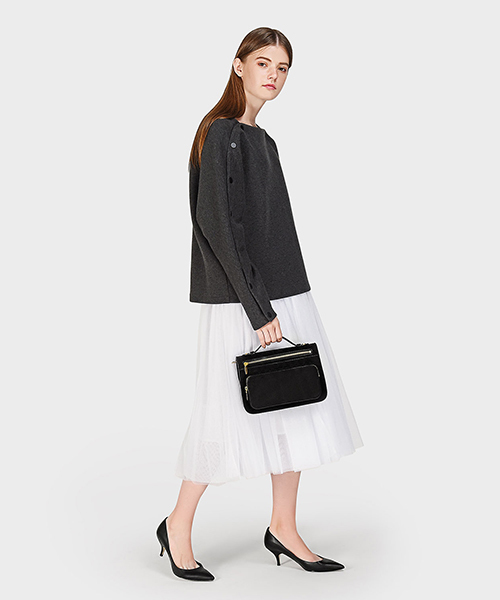 CHARLES & KEITH(チャールズ & キース)の「ベーシックパンプス / BASIC PUMPS(パンプス・レディース・ブラック/ダークブラウン/アイボリー・22.5cm/23.5cm/23cm/24.5cm/25.5cm/25cm)」の16枚目の写真