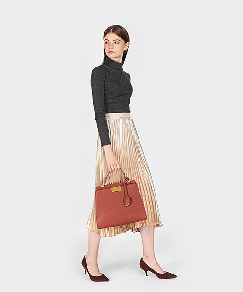 CHARLES & KEITH(チャールズ & キース)の「ベーシックパンプス / BASIC PUMPS(パンプス・レディース・ブラック/ダークブラウン/アイボリー・22.5cm/23.5cm/23cm/24.5cm/25.5cm/25cm)」の11枚目の写真