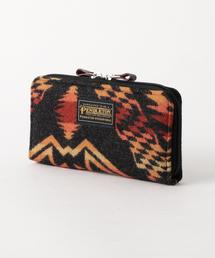 ロゼッタストーンラウンドファスナー長財布 ペンドルトン柄 PENDLETON（ペンドルトン）の「PENDLETON(ペンドルトン)別注メルトン