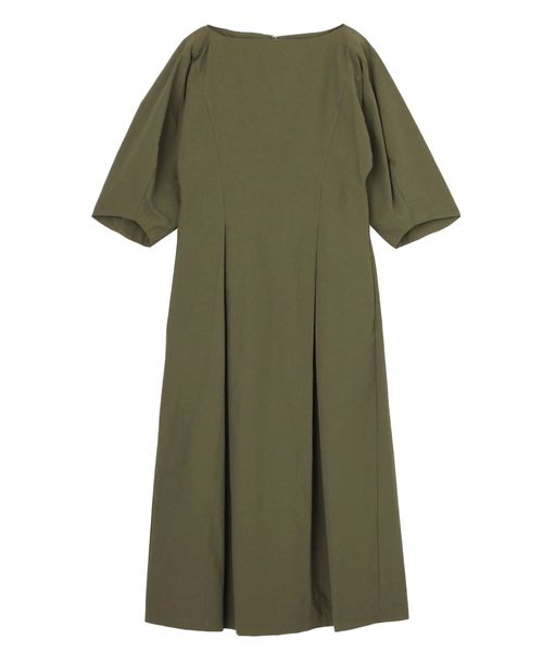 LAGUNAMOON（ラグナムーン）の「フォルムタフタワンピース（ワンピース・レディース・ブラック/ベージュ/カーキ・SMALL/MEDIUM）」の16枚目の写真