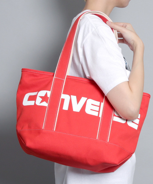 CONVERSE(コンバース)の「【CONVERSE/コンバース】canvas M tote/キャンバスMトートバッグ(トートバッグ・レディース・ベージュ/ブラック/ホワイト/ブラック系その他/レッド/ネイビー/グレー/ダークベージュ/ベージュ系その他/グリーン/ライトブラウン/レッド系その他/ブルー/ブラック系その他3/アイボリー/ワインレッド・FREE)」の16枚目の写真
