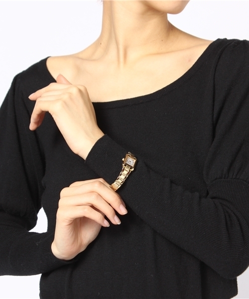 SHIPS for women(シップスフォーウィメン)の「スクエア フェイス ソーラー ウォッチ② (アナログ腕時計・レディース・ゴールド・ONE SIZE)」の7枚目の写真