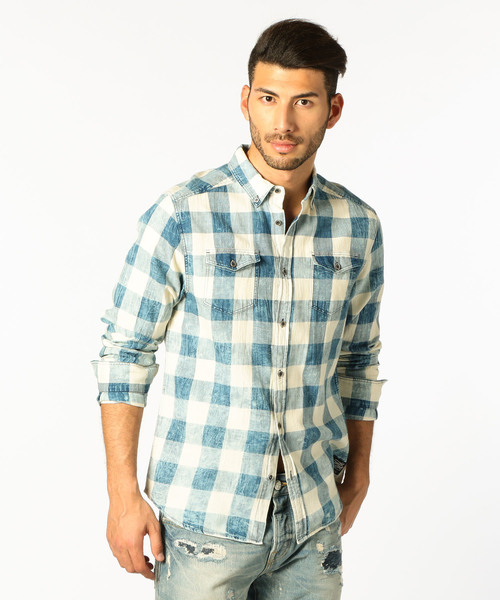 楽天市場 Scotch Soda スコッチアンドソーダ チェックシャツ 282 61433 Antom Side