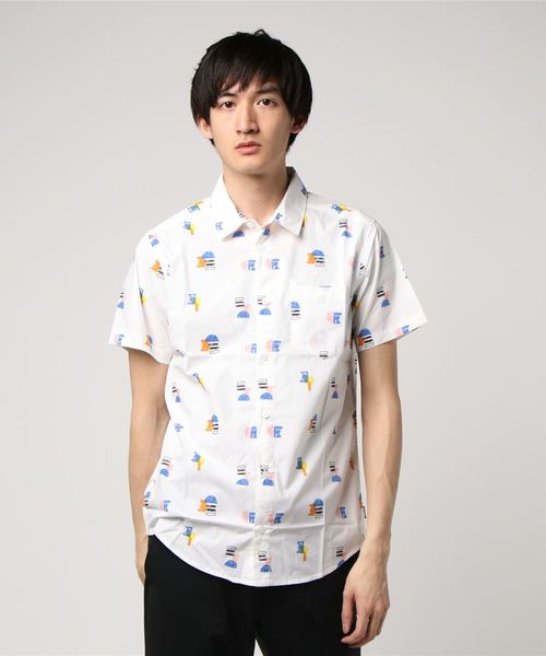 RVCA(ルーカ)の「RVCA メンズ 【MARGAUX】MARGO ショートスリーブシャツ(シャツ/ブラウス・メンズ・ホワイト・MEDIUM/SMALL)」の1枚目の写真