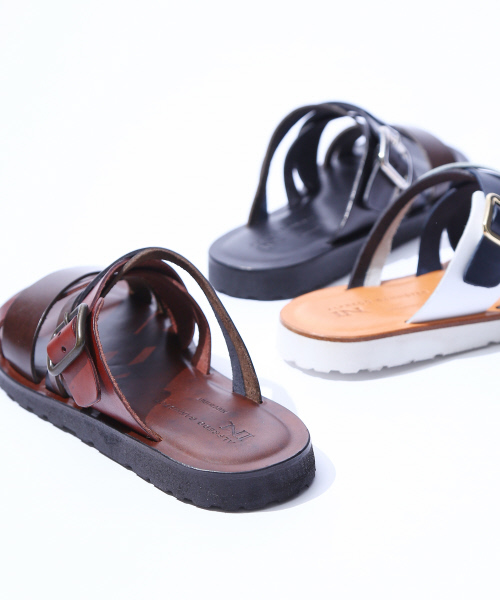 alfredoBANNISTER（アルフレッドバニスター）の「マルチクロスレザーサンダル（サンダル・メンズ・ブラック/ブラウン/ネイビー・39/40/41/42/43）」の5枚目の写真