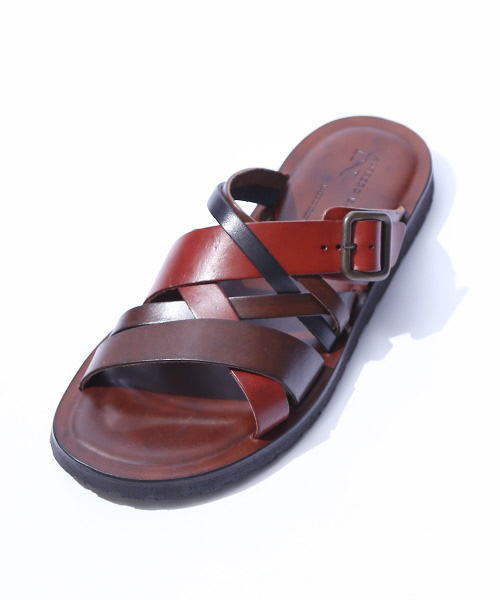 alfredoBANNISTER（アルフレッドバニスター）の「マルチクロスレザーサンダル（サンダル・メンズ・ブラック/ブラウン/ネイビー・39/40/41/42/43）」の17枚目の写真