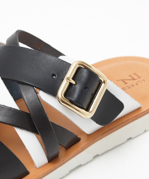 alfredoBANNISTER（アルフレッドバニスター）の「マルチクロスレザーサンダル（サンダル・メンズ・ブラック/ブラウン/ネイビー・39/40/41/42/43）」の14枚目の写真