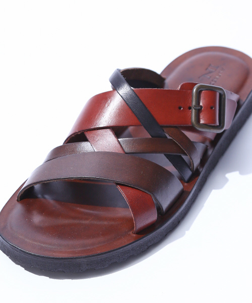 alfredoBANNISTER（アルフレッドバニスター）の「マルチクロスレザーサンダル（サンダル・メンズ・ブラック/ブラウン/ネイビー・39/40/41/42/43）」の10枚目の写真