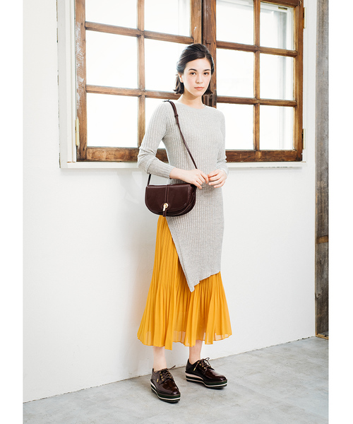 JELLY BEANS(ジェリービーンズ)の「【再入荷】厚底ラインソールマニッシュシューズ(204-2281)JELLY BEANS(ジェリービーンズ)(ドレスシューズ・レディース・ダークブラウン/ブラック・S/M/L)」の6枚目の写真