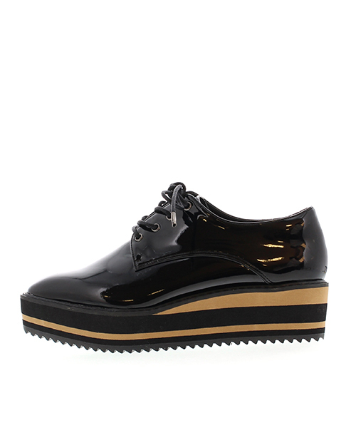 JELLY BEANS(ジェリービーンズ)の「【再入荷】厚底ラインソールマニッシュシューズ(204-2281)JELLY BEANS(ジェリービーンズ)(ドレスシューズ・レディース・ダークブラウン/ブラック・S/M/L)」の7枚目の写真