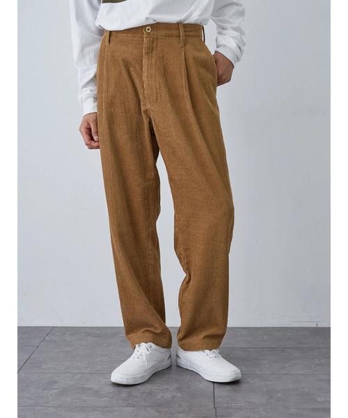 SEVENDAYS=SUNDAY（セブンデイズサンデイ）の「UO コーデュロイ TUCK PANTS（その他パンツ・メンズ・ベージュ/ブラウン・M/L）」の3枚目の写真