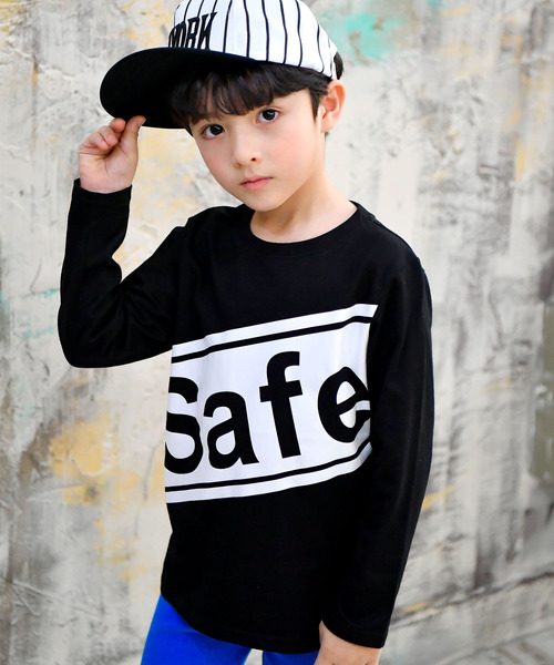 Bee des Bee（ビーデスビー）の「【コットン100％】長袖プリントTシャツ（Tシャツ/カットソー・キッズ・ブラック系その他/ブラック/ブラック系その他2/グレー系その他/カーキ/ホワイト系その他/グレー/ブラック系その他3/ホワイト/ホワイト系その他2/ブラック系その他4/モカ/ネイビー/ライトイエロー/ピンク/ダークグリーン/ミント/サックスブルー/ベージュ/グレイッシュベージュ/ブルー系その他/グレー系その他2/ラベンダー/ブラウン/ライトブラウン/ピンク系その他/グリーン系その他/アイボリー/ブラック系その他5/ホワイト系その他3/ライトブルー/ピンク系その他2/チャコールグレー/ピンク系1/ライトパープル/ブラック系その他6/ホワイト系その他4/チャコール/ブラック系その他7/ホワイト系その他5・150cm/100cm/120cm/140cm/110cm/130cm）」の13枚目の写真