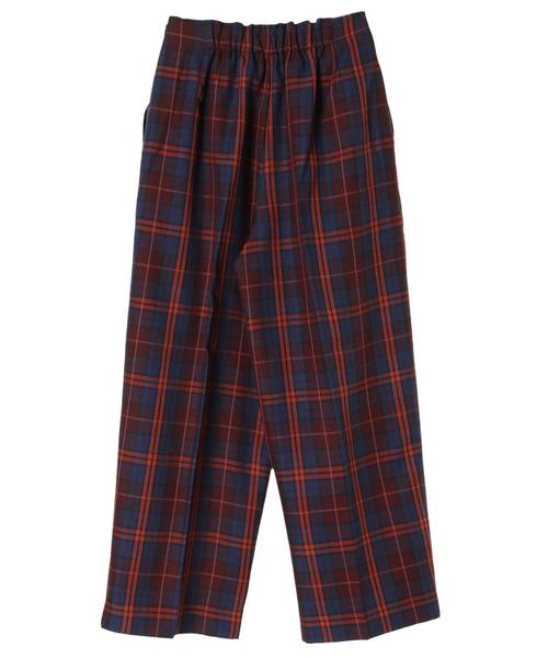 YECCA VECCA（イェッカヴェッカ）の「・チェック柄ボタンワイドパンツ（その他パンツ・レディース・ブラック/レッド・S/M）」の8枚目の写真
