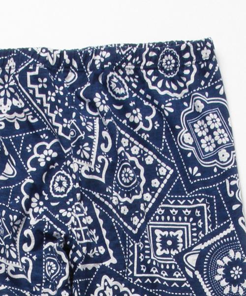 Healthknit(ヘルスニット)の「<WEB限定> Healthknit / バンダナ柄 レギンス(レギンス/スパッツ・メンズ・ネイビー/チャコールグレー/ミント・MEDIUM/LARGE)」の5枚目の写真