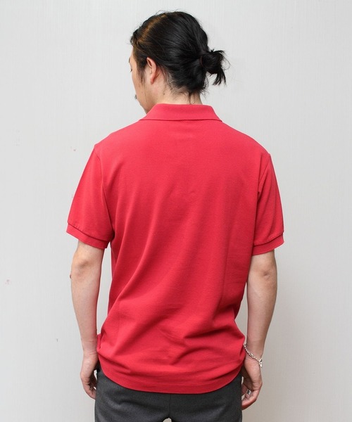 SCYE BASICS(サイベーシックス)の「SCYE BASICS / サイ ベーシックス 別注後染めポロ(ポロシャツ・メンズ・ブラック/レッド/ブルー・40/38/42)」の15枚目の写真