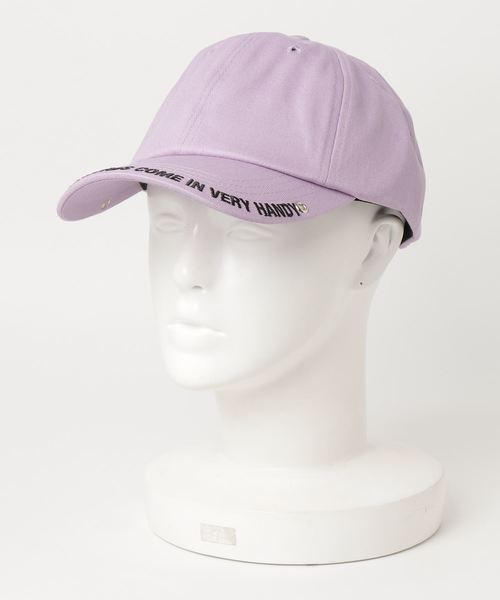 WEGO（ウィゴー）の「WEGO/バイザーロゴキャップ（キャップ・レディース・ホワイト/ブラック/ブラック系その他/レッド/ライトピンク/パープル/ライトパープル・FREE）」の13枚目の写真