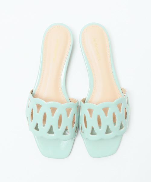 Stephanie（ステファニエ）の「★Stephanie カットワークミュール（サンダル・レディース・レッド/グリーン/ブラック・36/37/39/38/35）」の3枚目の写真