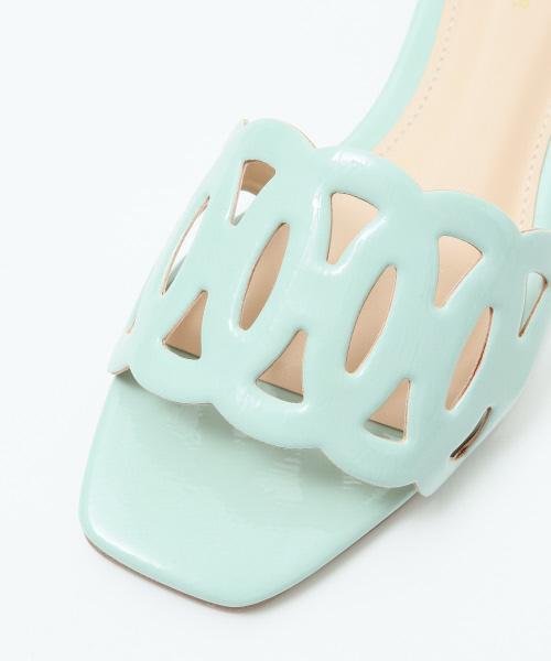 Stephanie（ステファニエ）の「★Stephanie カットワークミュール（サンダル・レディース・レッド/グリーン/ブラック・36/37/39/38/35）」の9枚目の写真