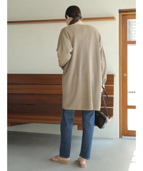 AMERICAN HOLIC（アメリカンホリック）の「幾何レース切替ギャザーチュニック（チュニック・レディース・ブラック/オフホワイト/キャメル・FREE）」の13枚目の写真