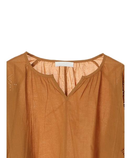 AMERICAN HOLIC（アメリカンホリック）の「幾何レース切替ギャザーチュニック（チュニック・レディース・ブラック/オフホワイト/キャメル・FREE）」の15枚目の写真