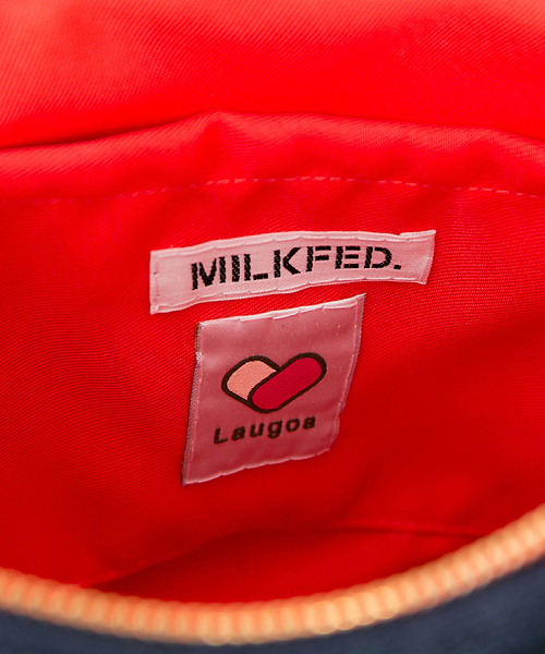 MILKFED.（ミルクフェド）の「MFD.×Laugoa "TROPICAL CLUTCH"　（クラッチバッグ/ヤシの木/トロピカル）（クラッチバッグ・レディース・ホワイト/ネイビー・ONESIZE）」の8枚目の写真