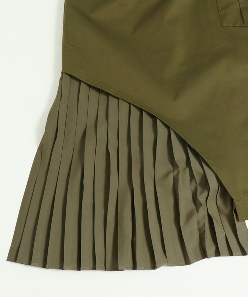 &g'aime（アンジェム）の「【&g'aime】チノプリーツロングタイトスカート（スカート・レディース・カーキ/サンドベージュ・FREE）」の13枚目の写真