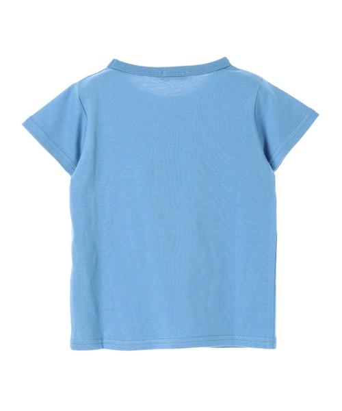 earth music&ecology（アースミュージックアンドエコロジー）の「ヨットプリントTシャツ（Tシャツ/カットソー・キッズ・ブルー/アイボリー・100/110/120）」の7枚目の写真