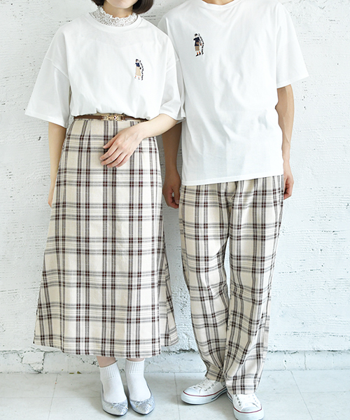 PairPair（ペアペア）の「男の子刺繍ビッグシルエットＴ（Tシャツ/カットソー・メンズ・ブラック/オフホワイト/ホワイト系その他/ホワイト・FREE）」の20枚目の写真