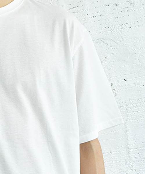 PairPair（ペアペア）の「男の子刺繍ビッグシルエットＴ（Tシャツ/カットソー・メンズ・ブラック/オフホワイト/ホワイト系その他/ホワイト・FREE）」の21枚目の写真