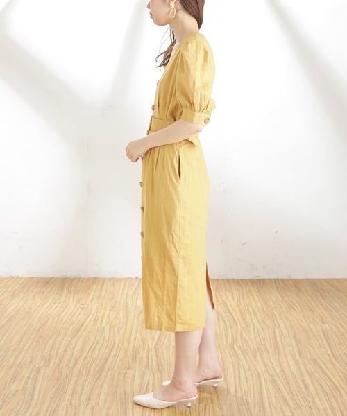 natural couture（ナチュラルクチュール）の「麻混レトロタイト