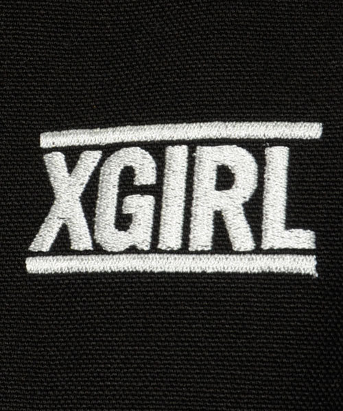 X-girl（エックスガール）の「CAMO LINING JACKET（デニムジャケット・レディース・インディゴブルー/ブラック/ベージュ・1/2）」の4枚目の写真