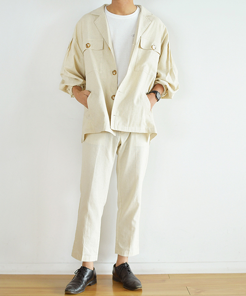 PairPair（ペアペア）の「アサコンCPOジャケット（テーラードジャケット・レディース・ブラック/アイボリー/ライトブラウン・FREE）」の7枚目の写真