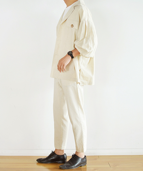 PairPair（ペアペア）の「アサコンCPOジャケット（テーラードジャケット・レディース・ブラック/アイボリー/ライトブラウン・FREE）」の8枚目の写真